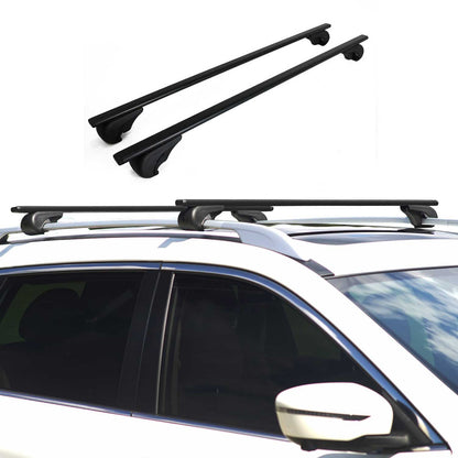 2014-2023 Jeep Cherokee Roof Rack Cross Bars Black