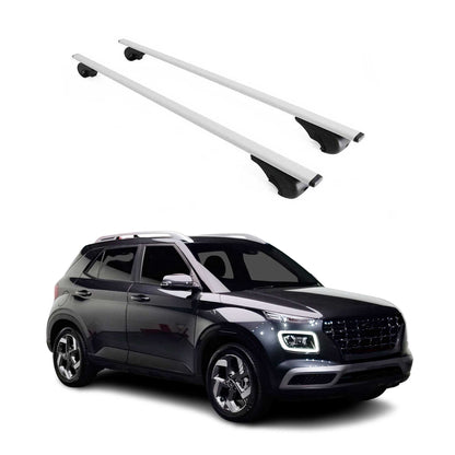 2020-2026 Hyundai Venue Roof Rack Cross Bars Silver