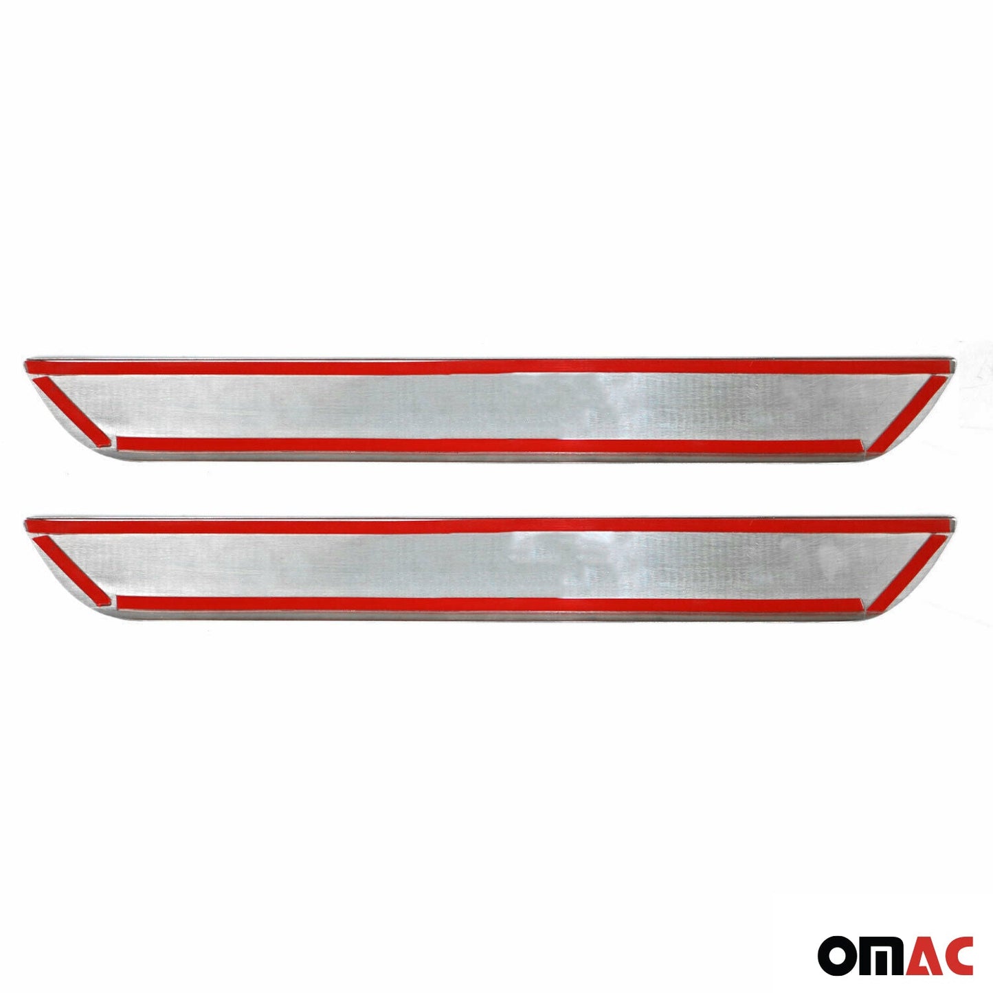2017-2019 Ford Escape Door Sill Scuff Plate Illuminated Stainless Steel Carbon Foiled