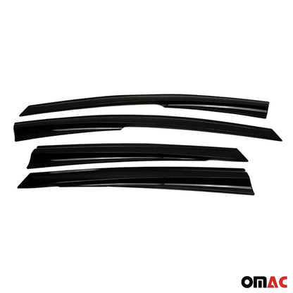 2012-2018 Ford Focus Window Visor Vent Rain Deflector 4Pcs Smoke