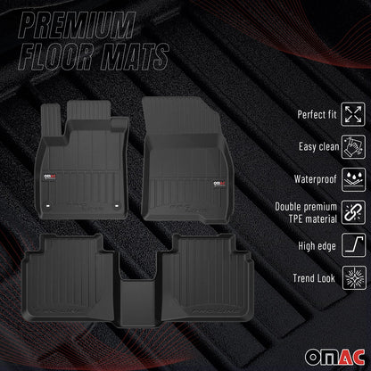 2023-2026 Honda Accord Premium Floor Mats Liners Full Set All Weather Heavy Duty