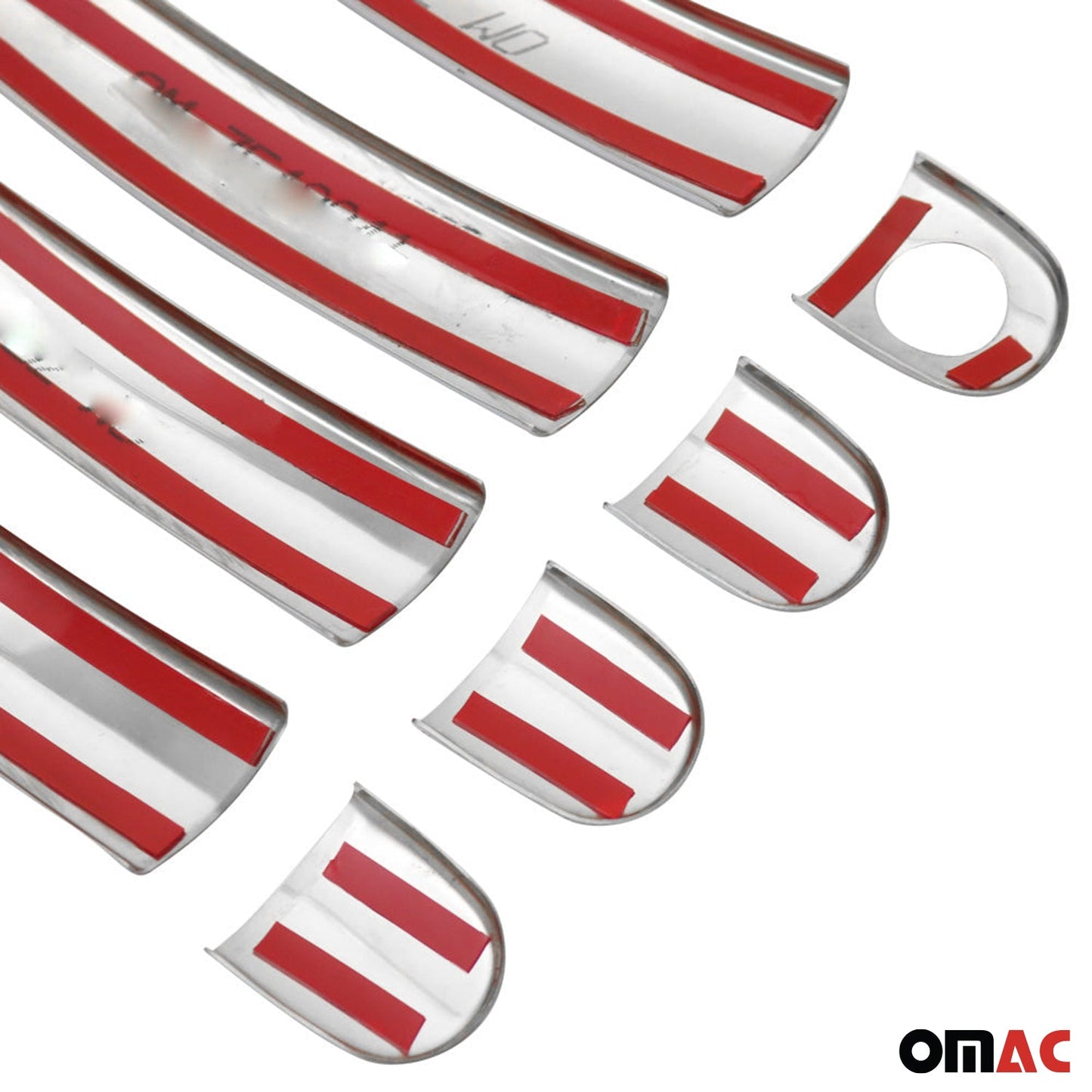2011-2014 VW Jetta A6 Car Door Handle Cover Protector Stainless Steel Chrome 9 Pcs