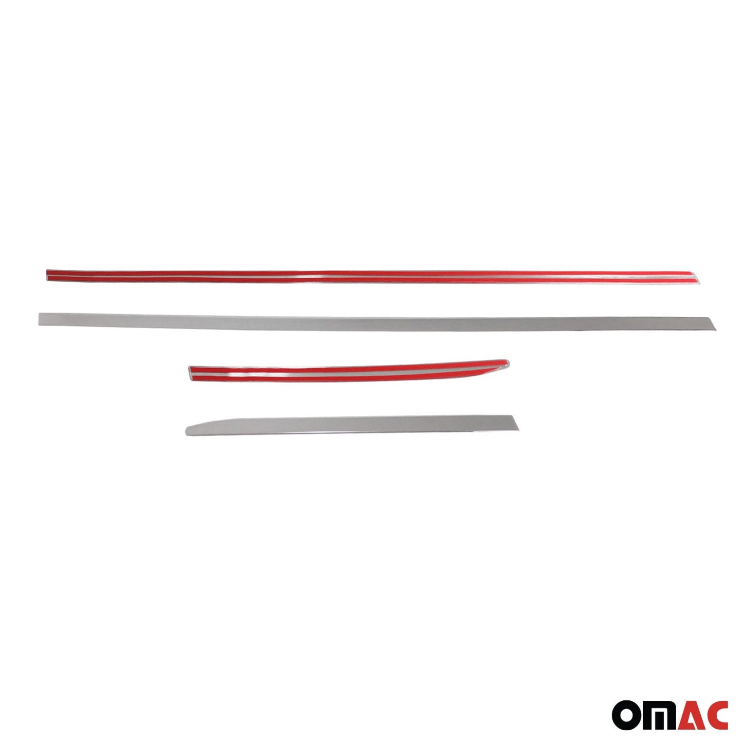 2022-2026 Honda Civic 11.gen Sedan & HB Side Door Molding Trim Stainless Steel