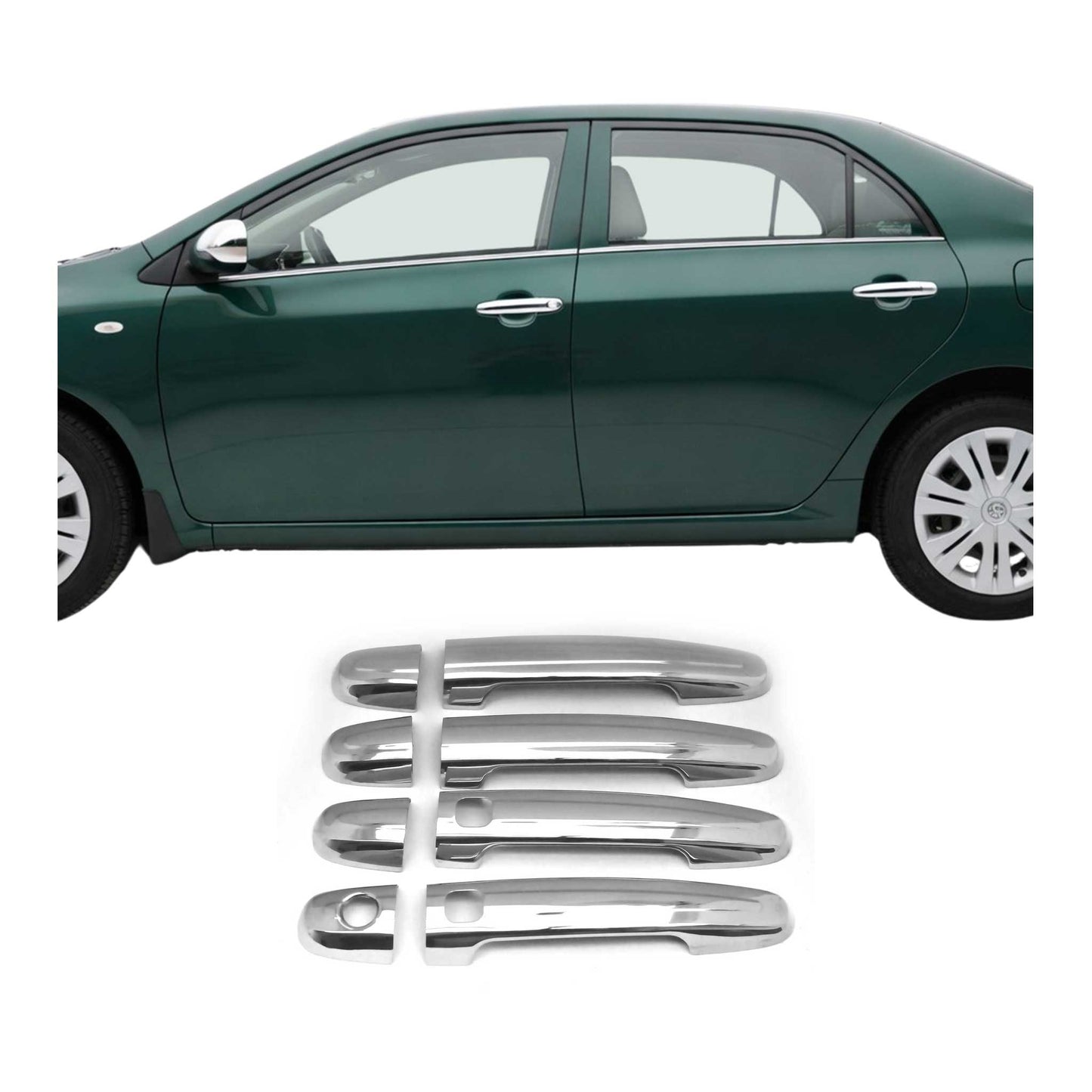 2009-2013 Toyota Corolla Sedan Car Door Handle Cover Protector Stainless Steel