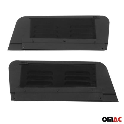 2015-2026 Ford Transit Car Ventilation Window Air Vent Aluminium Black 2Pcs