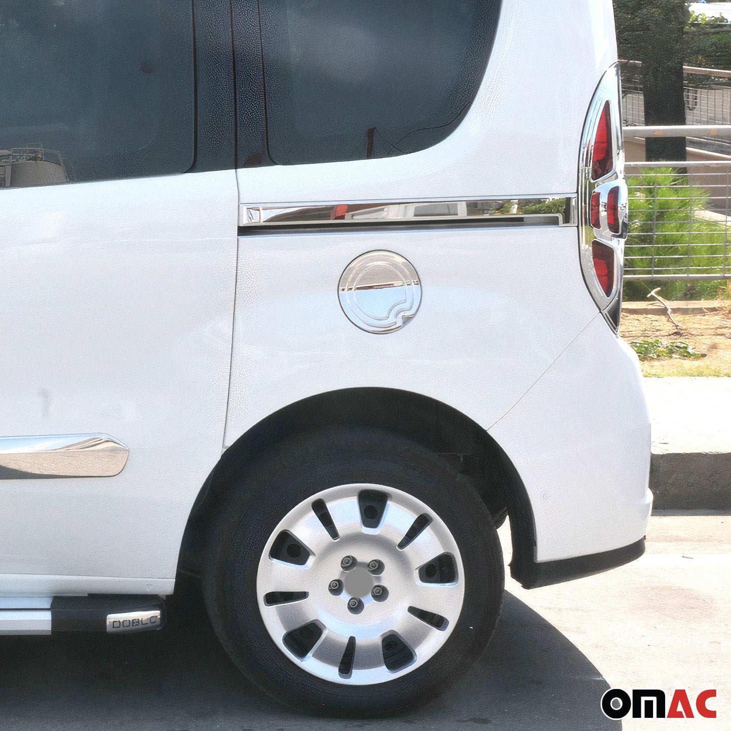 2015-2022 RAM ProMaster City Fuel Cap Cover & Mirror Cover Caps Set Stainless Steel