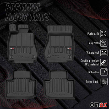 2014-2020 Lexus IS Sedan not fit AWD Premium Floor Mats Liners Full Set All Weather Heavy Duty