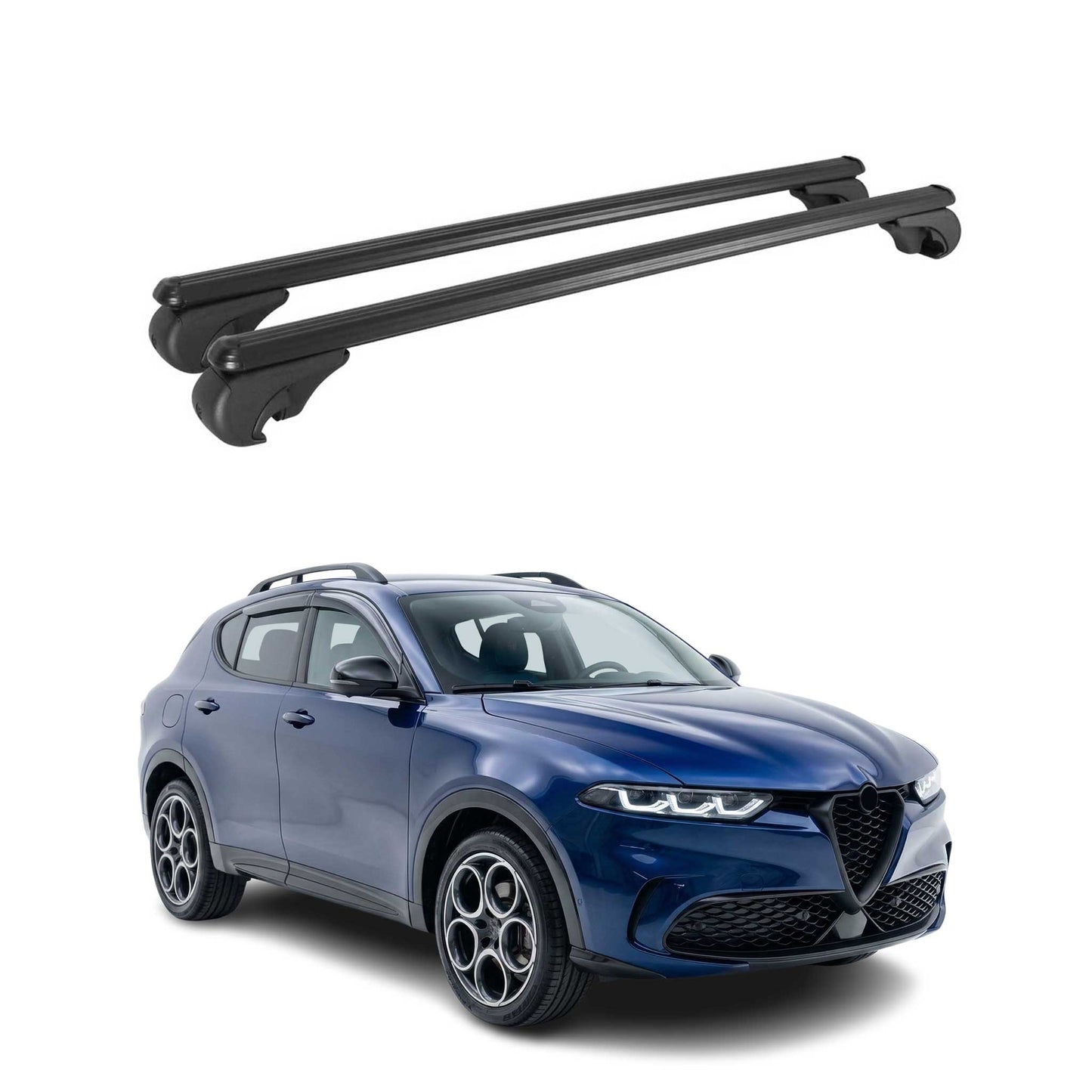 2023-2026 Alfa Romeo Tonale Roof Rack Cross Bars Luggage Carrier 2 Pcs