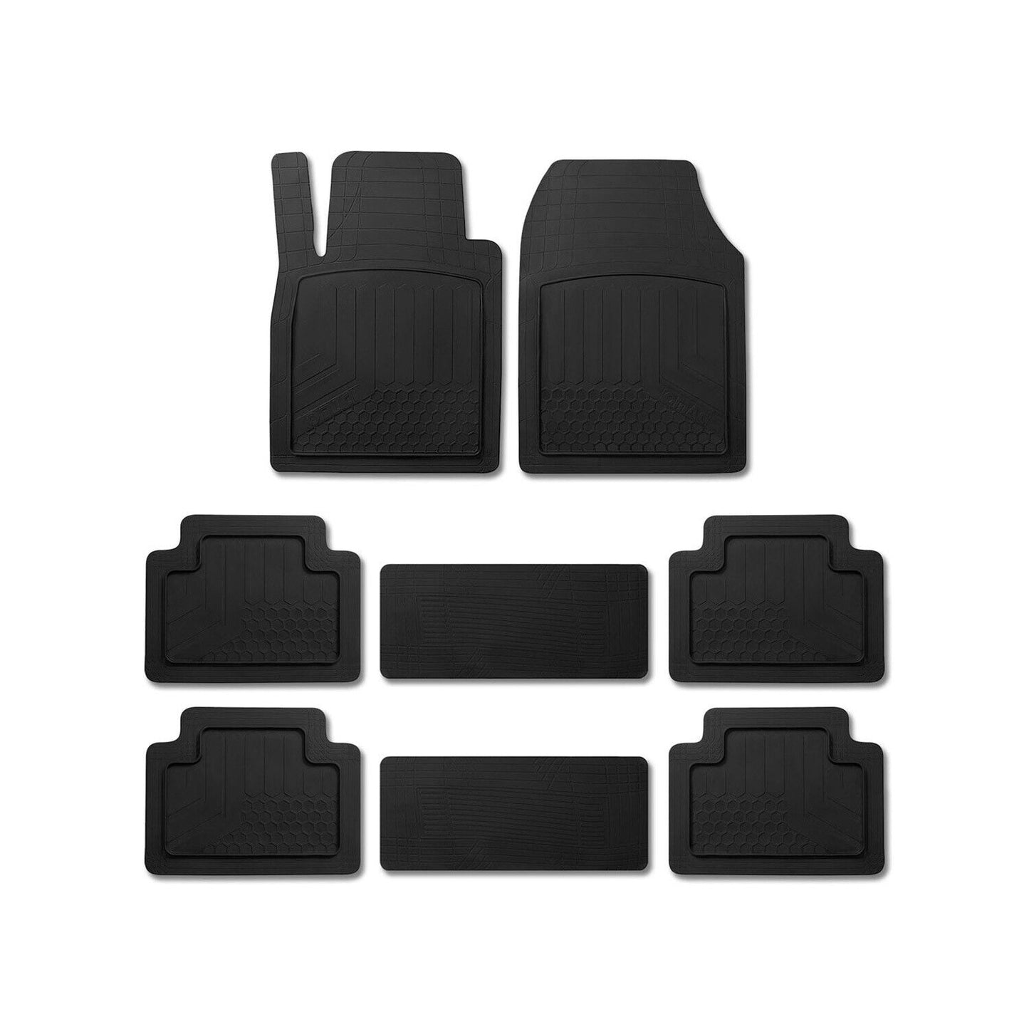 2006-2012 Mercedes R Class W251 Universal Floor Mats Liner Black 8Pcs