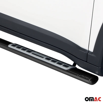 2017-2026 Jeep Compass Running Boards Side Steps Black