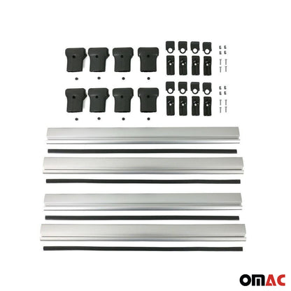 2015-2026 Ford Transit Roof Rack Cross Bars 4Pcs Silver