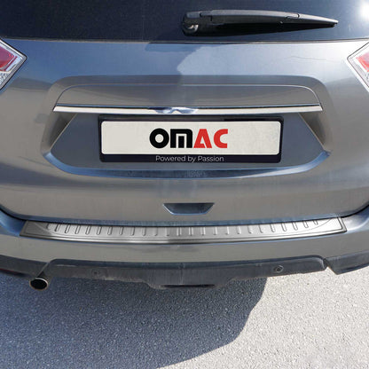 2014-2020 Nissan Rogue Rear Bumper Sill Cover Protector Guard Brushed Stainless Steel