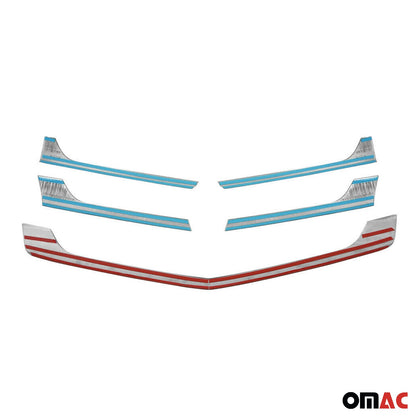 2014-2018 Mercedes Sprinter W906 Front Bumper Grill Trim Molding Stainless Steel 5x