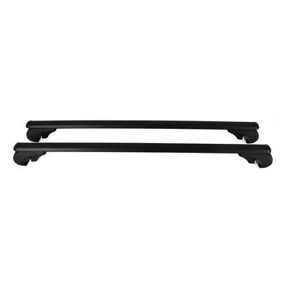 2022-2024 Ford Ranger II Trunk Bed Carrier Roof Racks Alu Black 2 Pcs