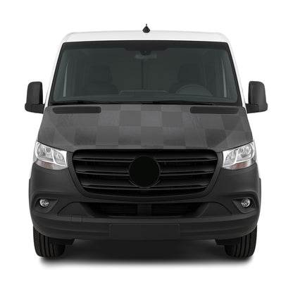 2014-2018 Mercedes Sprinter W906 Car Bonnet Mask Hood Bra Black 1Pc Vinyl