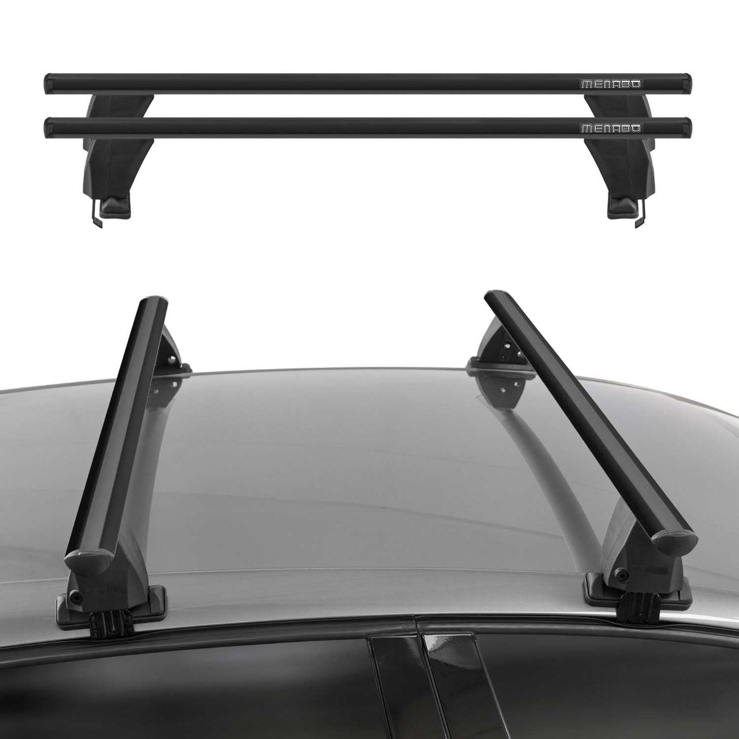 2020-2026 Land Rover Range Rover Evoque Roof Rack Cross Bars Black