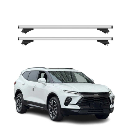 2024-2026 Chevrolet Blazer EV Roof Rack Cross Bars Luggage Carrier Silver 2Pcs