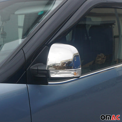 2015-2022 RAM ProMaster City Fuel Cap Cover & Mirror Cover Caps Set Stainless Steel
