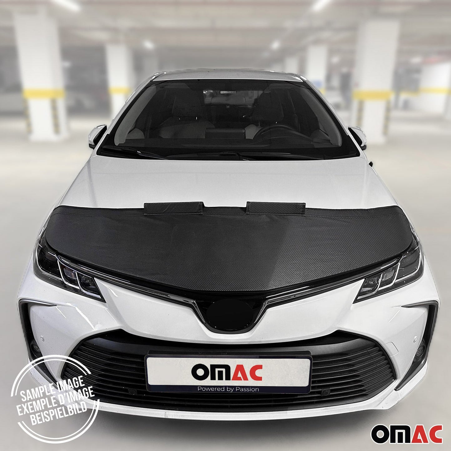 2018-2022 Ford EcoSport Car Bonnet Mask Hood Bra Carbon Black 1 Pc