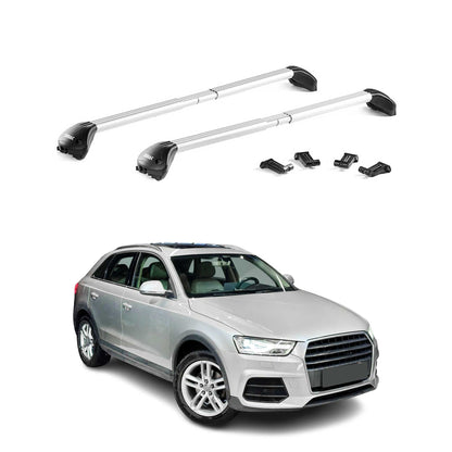 2015-2026 Audi Q3 Roof Rack Cross Bars Silver