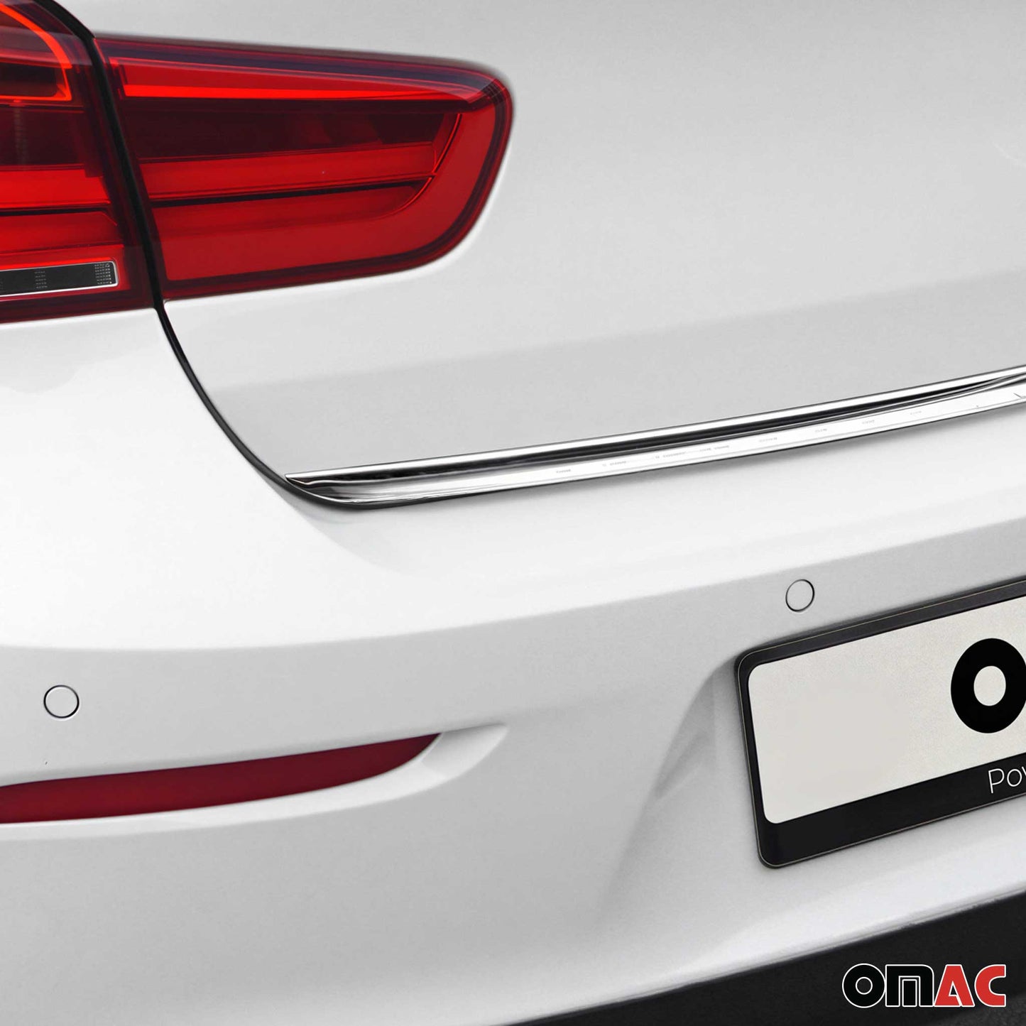 2012-2019 BMW 1 Series F20 F21 Rear Trunk Molding Trim Stainless Steel Silver