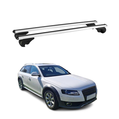 2008-2012 Audi A4 B8 Wagon Roof Rack Cross Bars Luggage Carrier 2 Pcs
