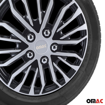 16" Wheel Covers for Ford Transit 150 250 350 2015-2025 Black Silver 4x Hub Caps