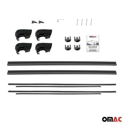 2020-2025 Cadillac XT6 Roof Rack Cross Bars Black