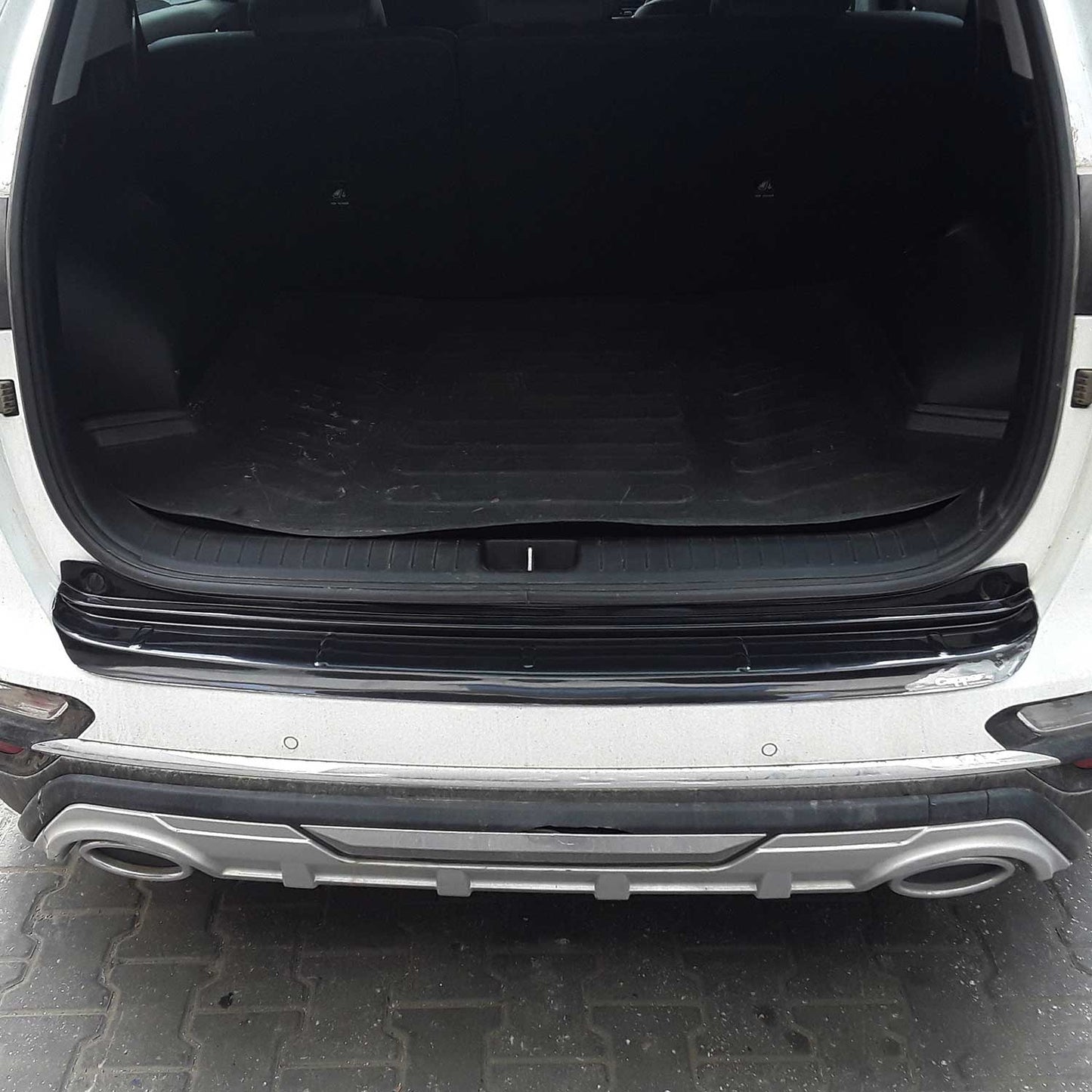 2017-2019 Kia Sportage Rear Bumper Guard Acrylic Black