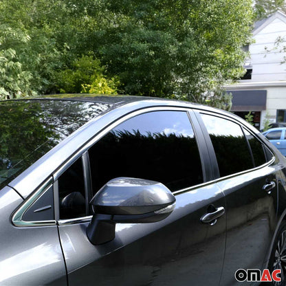 2019-2026 Toyota Corolla Sedan Window Molding Trim Streamer Stainless Steel