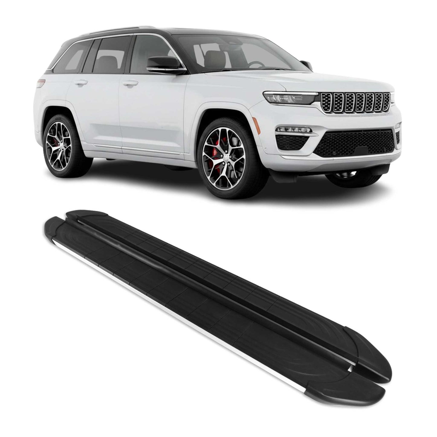 2021-2026 Jeep Grand Cherokee L Nerf Bar Side Step Running Boards Aluminum 2x