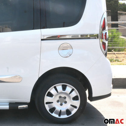 2015-2022 RAM ProMaster City Fuel Caps Cover Gas Cap Cover Stainless Steel Silver