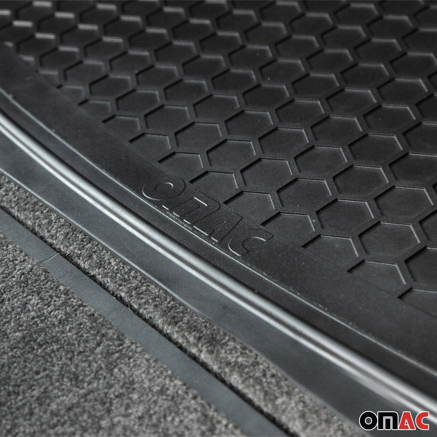 2019-2026 Honda Pilot Universal Cargo Mat Liner Waterproof Rubber Black 1Pc