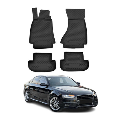 2010-2016 Audi A4 A4 B8 Quattro S4 Floor Mats Liners Full Set All Weather