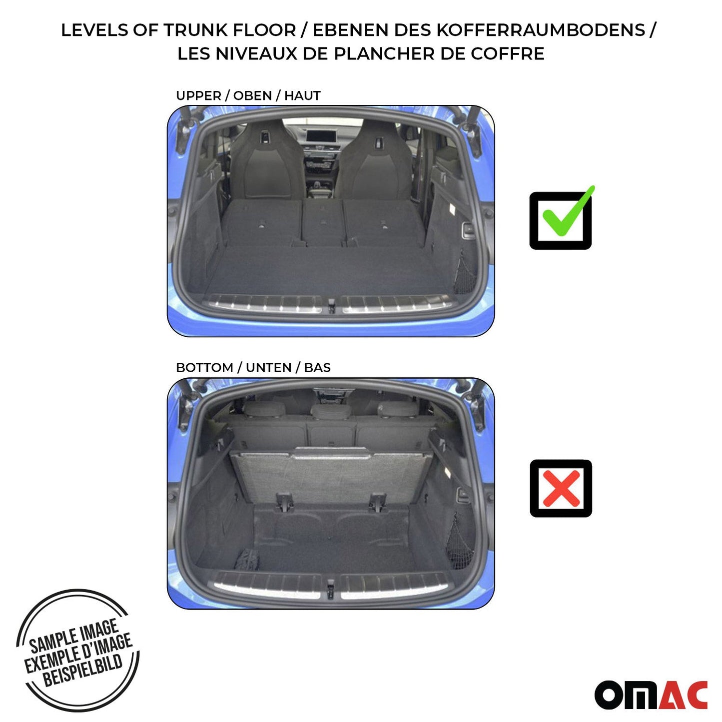 2017-2022 Kia Niro 1.gen Cargo Liner Trunk Mat All Weather Black