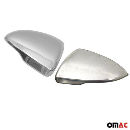 2016-2020 Kia Optima 4.gen Sedan Side Mirror Cover Caps Stainless Steel Silver 2 Pcs