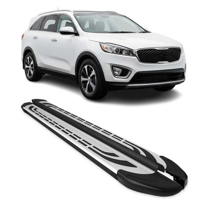 2014-2015 Kia Sorento FL Nerf Bar Side Step Running Boards Alu 2x