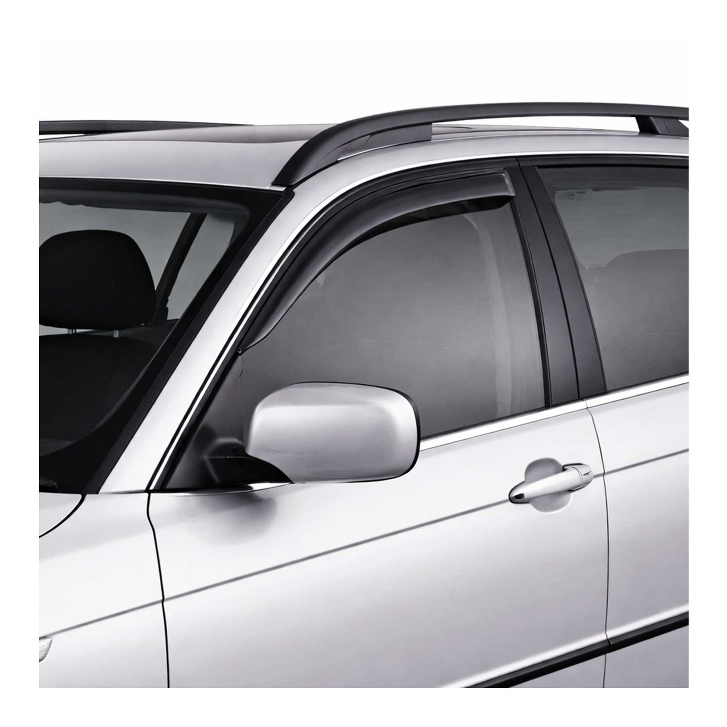 2000-2006 BMW 3 Series E46 Touring Window Visor Vent Rain Deflector 2Pcs Smoke