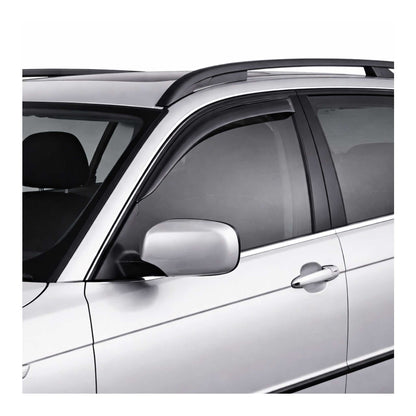2000-2006 BMW 3 Series E46 Touring Window Visor Vent Rain Deflector 2Pcs Smoke