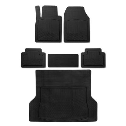 2014-2026 Volvo V60 Universal Floor Mats & Cargo Liner Black 5 Pcs