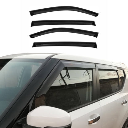 2020-2025 Kia Soul 3.gen Window Visor Vent Rain Deflector 4Pcs Smoke