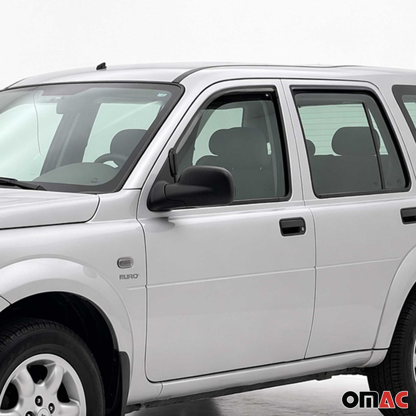 1996-2006 Land Rover Freelander Window Visor Vent Rain Deflector 2Pcs Smoke
