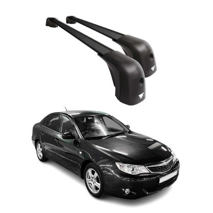 2007-2016 Subaru Impreza III IV Roof Racks Cross Bars Black