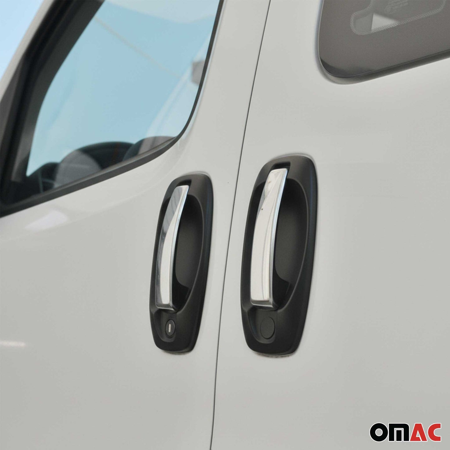 2015-2022 RAM ProMaster City Car Door Handle Cover Trim Stainless Steel 4 Pcs