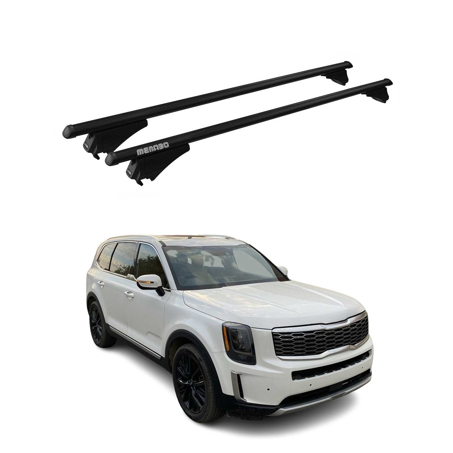 2020-2025 Kia Telluride 1.gen Roof Rack Cross Bars Black