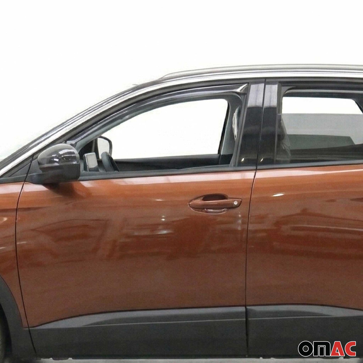 2006-2009 Land Rover Range Rover Sport Window Visor Vent Rain Deflector 2Pcs Smoke