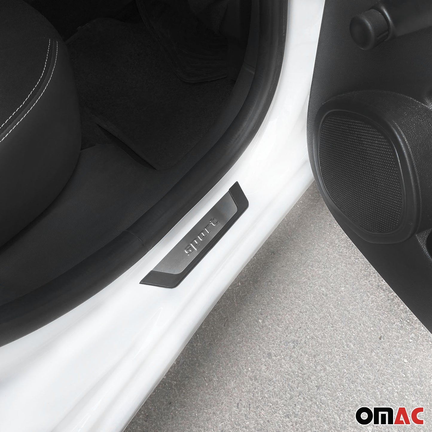 Ford F-Series Door Sill Scuff Plate Scratch Protector Sport Brushed Stainless Steel 4Pcs