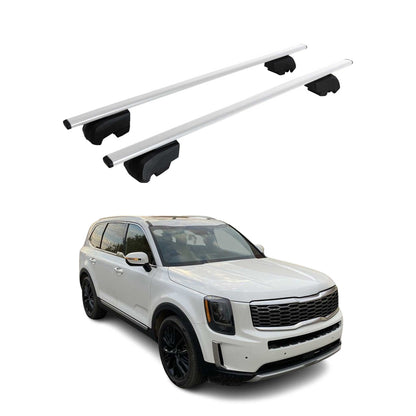 2020-2025 Kia Telluride 1.gen Roof Rack Cross Bars Silver