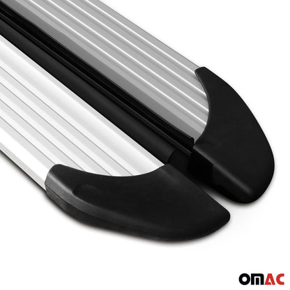 2011-2017 BMW X3 F25 Running Boards Side Step Nerf Bars Aluminium Silver 2x