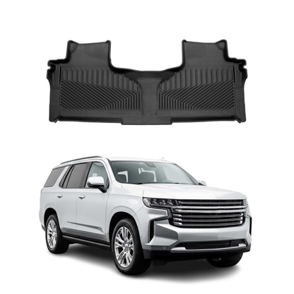 2021-2024 Chevrolet Tahoe Premium Floor Mats Liners Second Row Rear